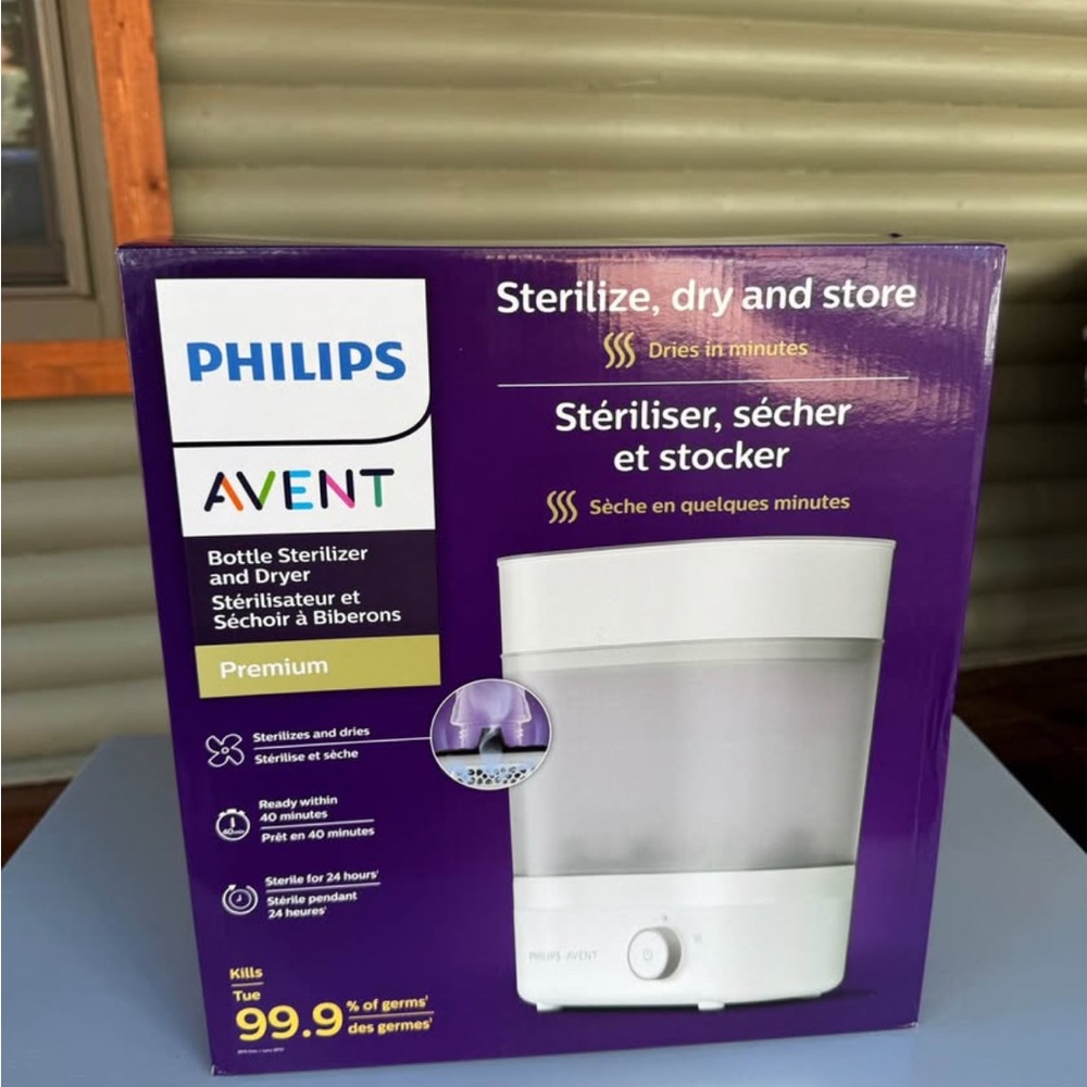 NEW NEVER USED - Philips Baby Bottle Sterilizer and Dryer